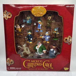 Mickeys Christmas Carol Figures - Etsy