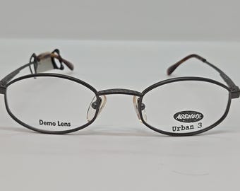 AO American Optical Safety Urban 3 Eyeglasses Graphite 47-21-135 New