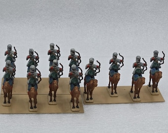 Painted 15mm Metal Achaemenid Persian Heavy Cavalry Wargaming Miniatures X12