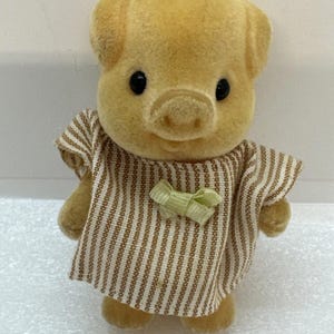 Sylvanian Barenwald Baerenwald Pig family 80s Vintage forest families Read image 8