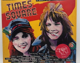 Banda sonora clásica de Times Square / Vinilo doble LP 1980 RSO RS-2-4203 1.ª edición LP
