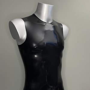 Camiseta sin mangas de látex / Caucho para hombre