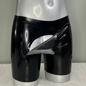 Latex Sailor Front Shorts | 0.5 Latex | Men's Rubber