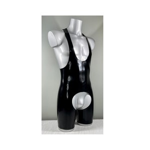 Latex Chaps Wrestler Suit | 0.4 Latex | Men&#39;s Rubber
