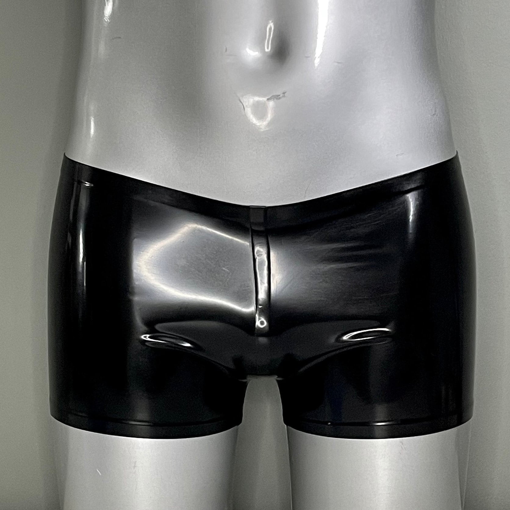 Men's Latex Boxer Shorts Black Rubber Shorts 0.5mm Etsy