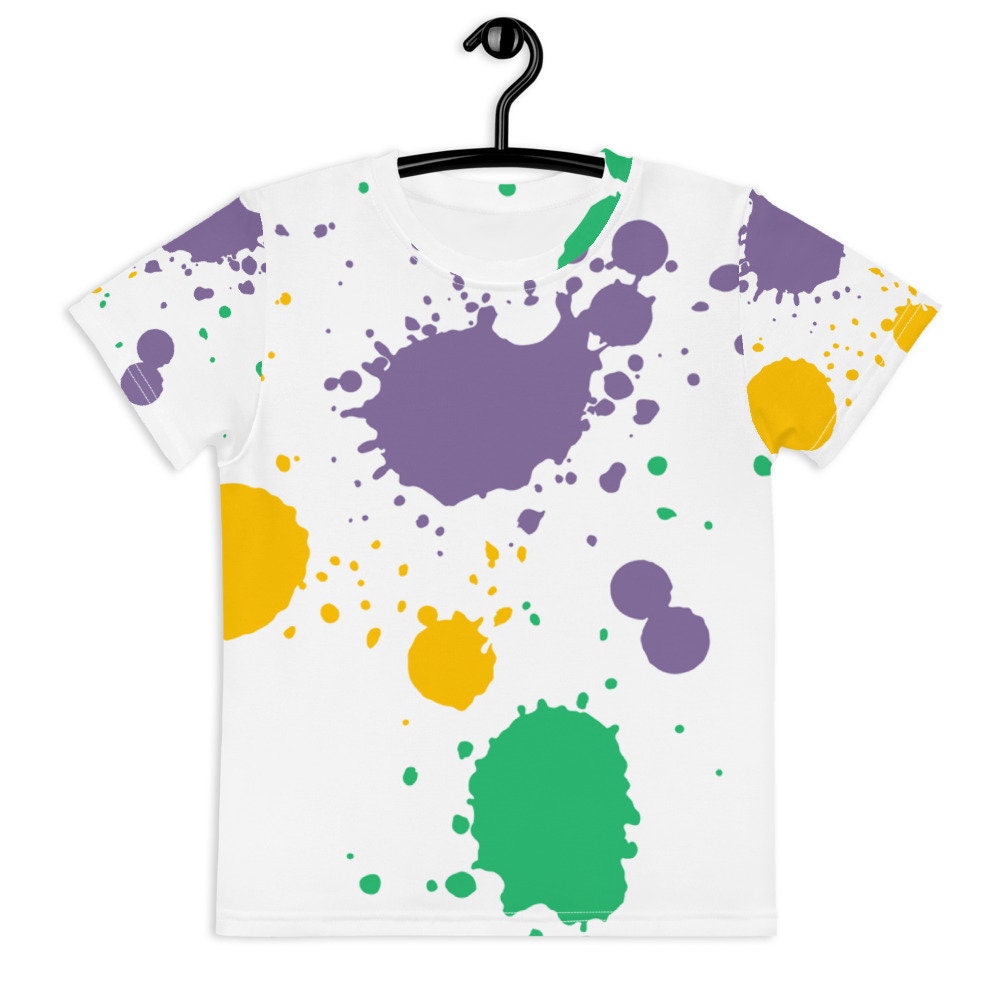 Kids pre stained painting crew neck tshirt Etsy