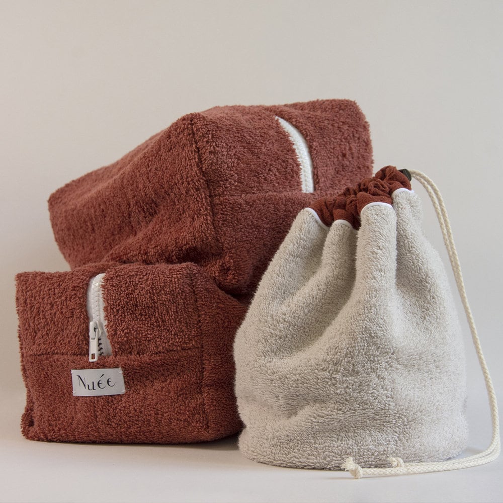 Maxi XXL Terry Toiletry Bag With Terry Lining Etsy