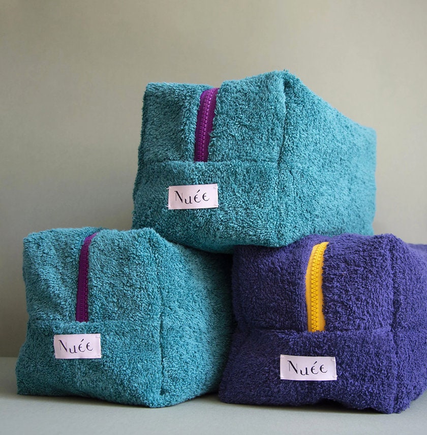 Maxi XXL Terry Toiletry Bag With Terry Lining Etsy