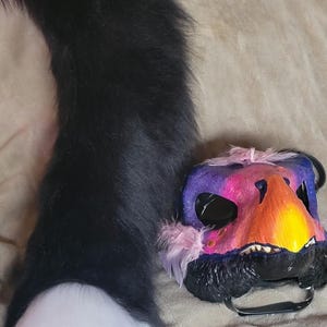 Therozino Sunset Dino Mask. (Beginner suit)