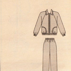 EASY Jacket Pants XSML-MED Butterick 5892