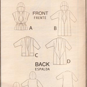 EASY Knit Hood Cardigans 8-16 McCall's 6802