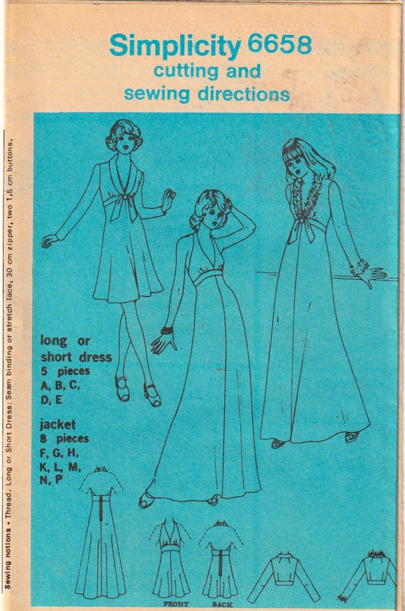 Halter Dresses SZ 12 Simplicity 6658 - Etsy