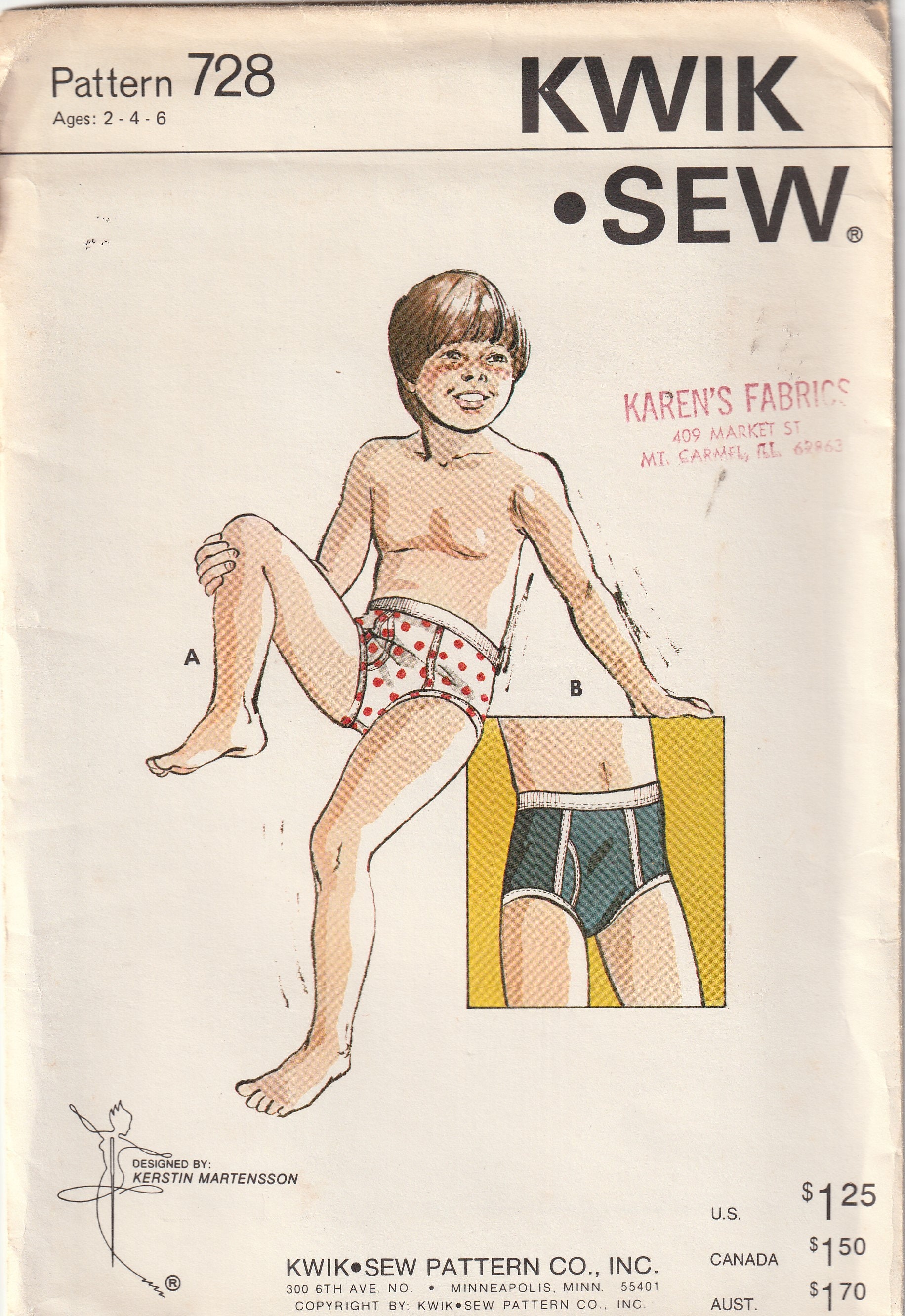 Kwik Sew Underwear Patterns -  Canada