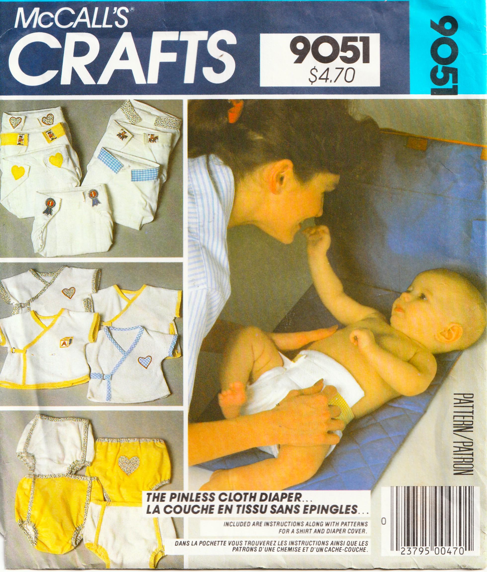 Vintage Baby Diaper Shirt Patterns