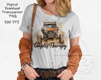 4x4 Dune Buggy - DIGITAL Clipart Watercolor Couples Therapy Sand Crawler Mudding 4 Wheel DTF Graphic Sublimation Design PNG Instant Download