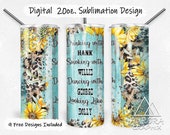 Country Music Girl - Digital 20oz Skinny Tumbler Wrap Sunflowers Wood Background Seamless Tapered Straight Design PNG Instant Download