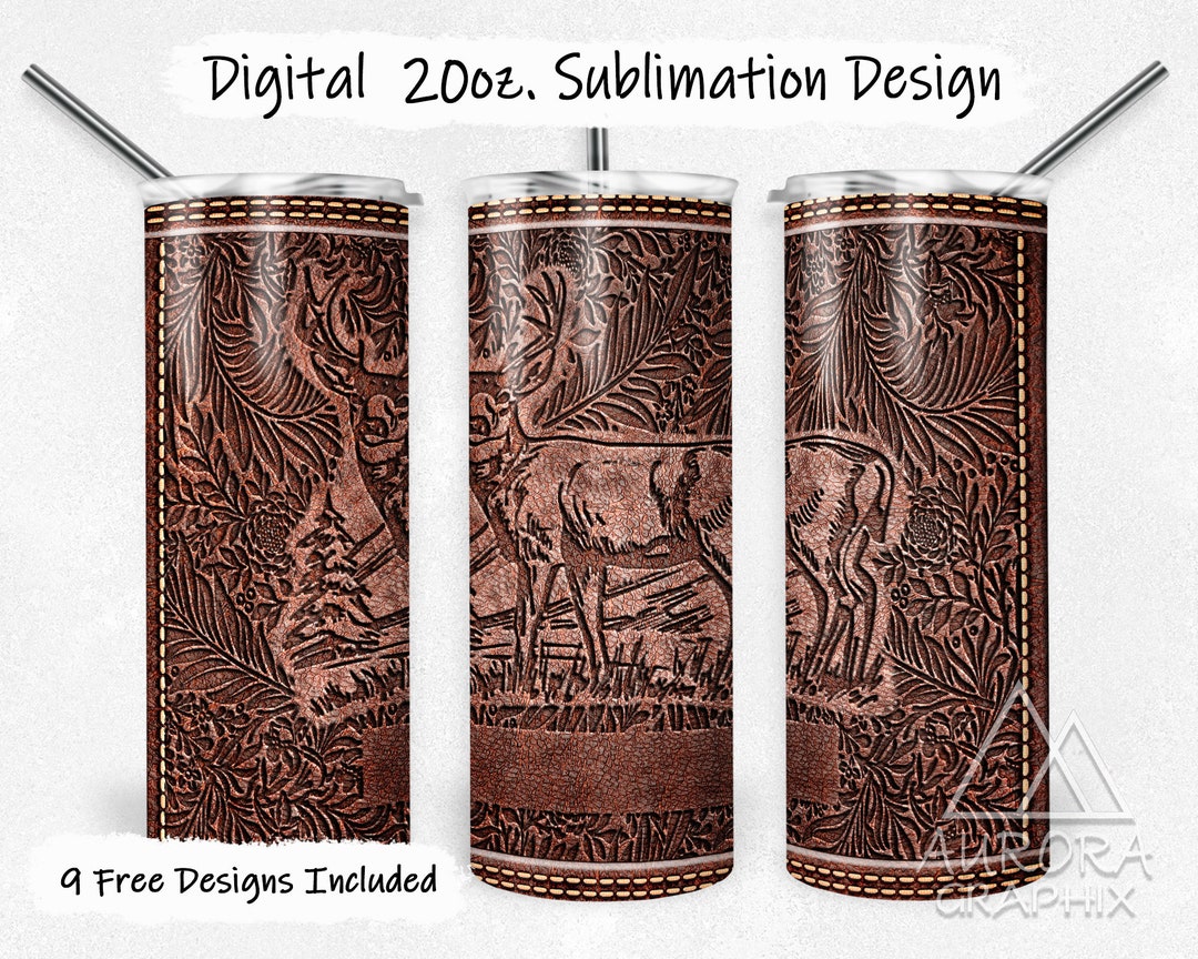 Wild Buck - Digital 20oz Skinny Tumbler Wrap Deer Hunting Forest ...