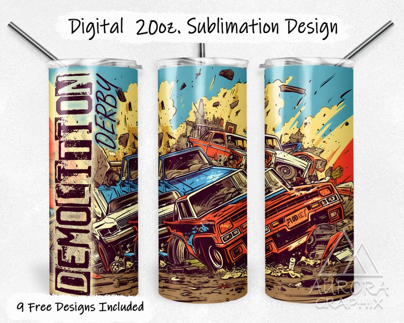 I'm Not Just A Demolition Derby Wife Tumbler