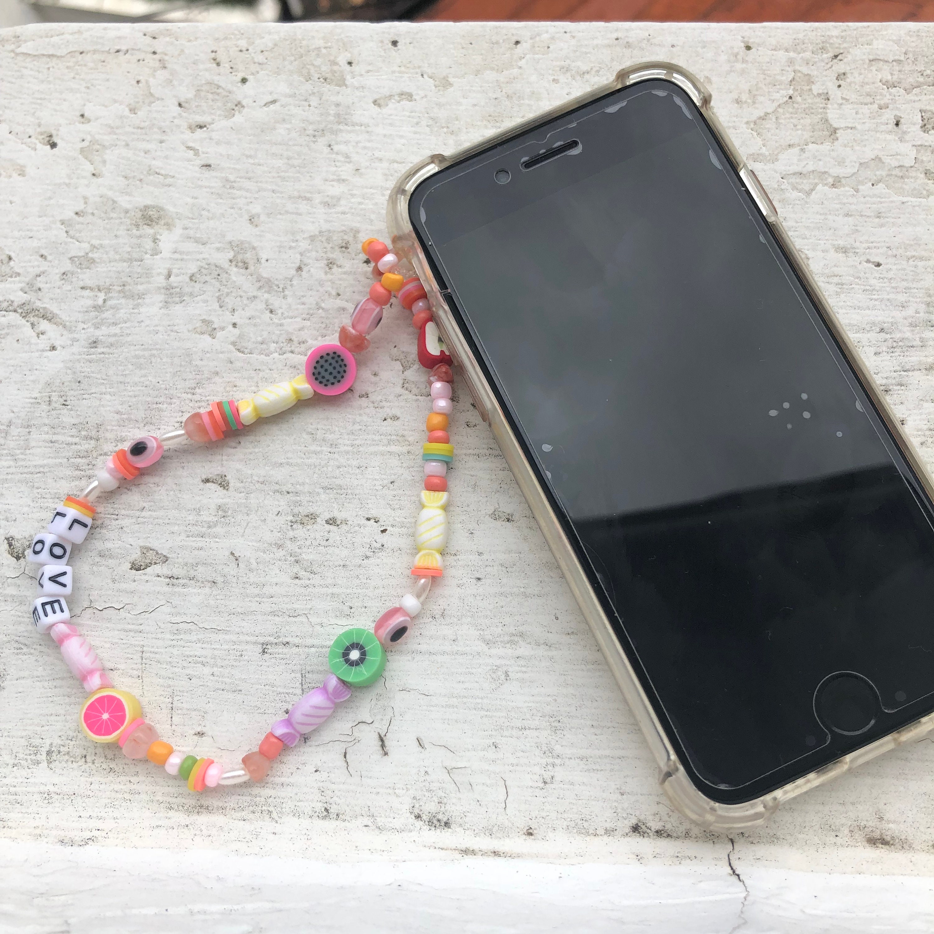 Handmade Beaded Phone Charm Etsy