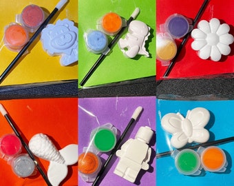 Paint your own party packs - party bag fillers - childrens party favours - kids crafts