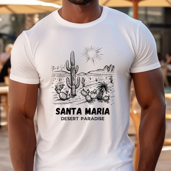 Santa Maria Tshirt, Ilha do Sal, Cabo Verde Tshirt, Cape Verde Tshirt, Beach Shirt, Summer Tshirt, Desert Tshirt, Desert Life, Cactus Shirt