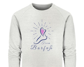 Barefoot Runner Barefoot Walker Team Barefoot Organic Sweater Organic Vegan up to 2XL