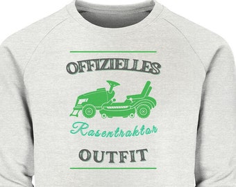 Sweatshirt Official Lawn Tractor Outfit Gardener Sweater S to 2XL