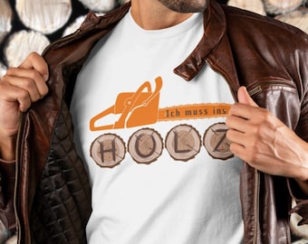 Holzflüsterer T-Shirt: Das perfekte Geschenk für Holzliebhaber, Schreiner & Förster