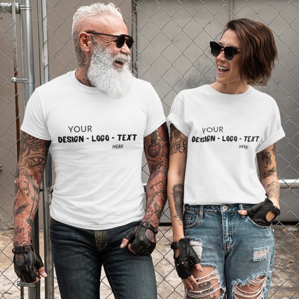 T-Shirt für Sie und Ihn Personalisiert mit Text, Design oder Foto - Bio Fair Wear