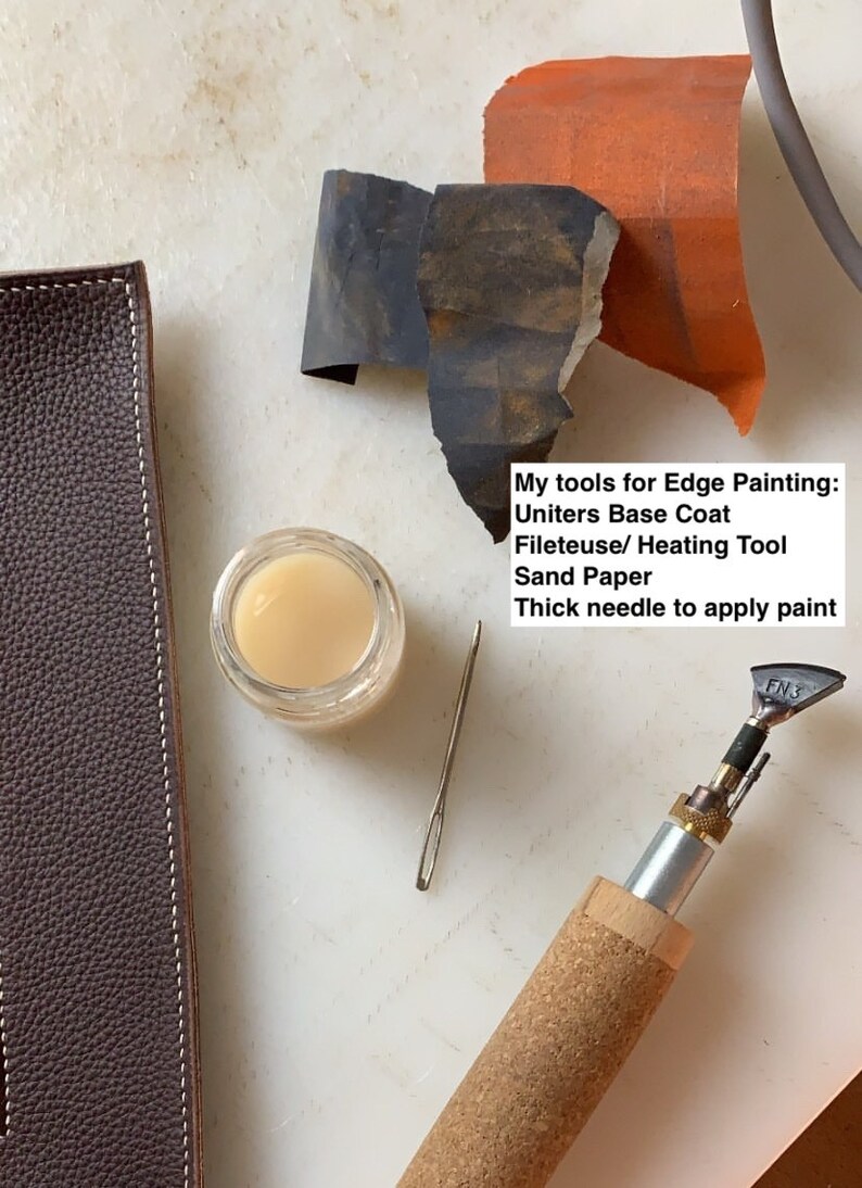UNITERS PRO Leather Edge Paint EP2000 50ml Semimatt for Etsy