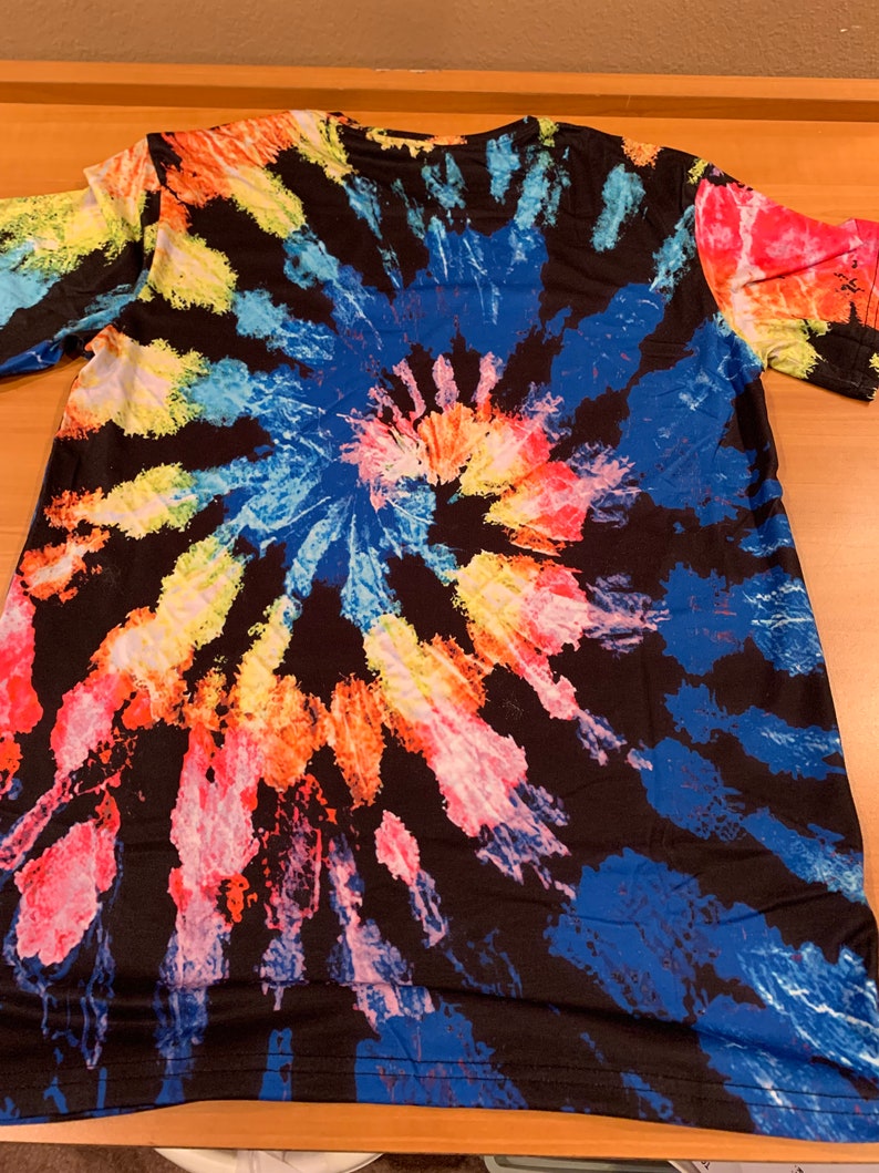 Tie Dye Sublimation 100 Polyester Cotton Feel Sublimation Etsy