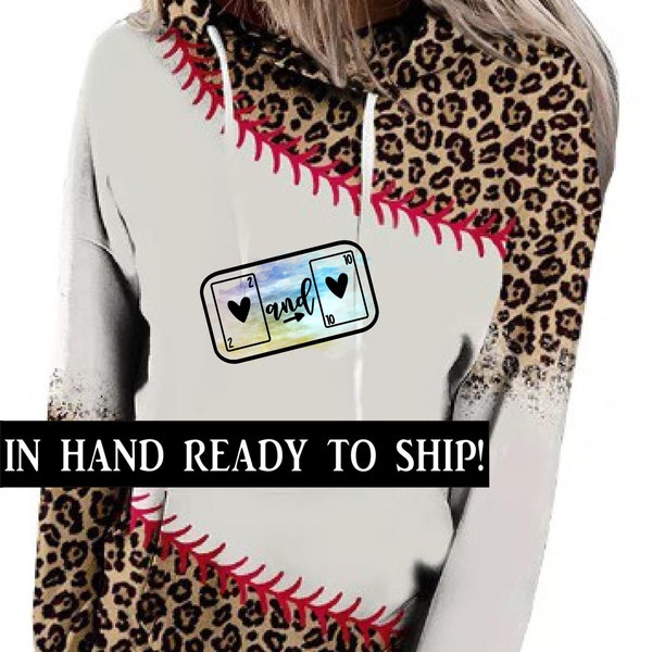 Sublimation 100% polyester sweatshirt cotton feel sublimation baseball hoodie ready to ship send leopard, team, gift, Best Seller NEW L-4X