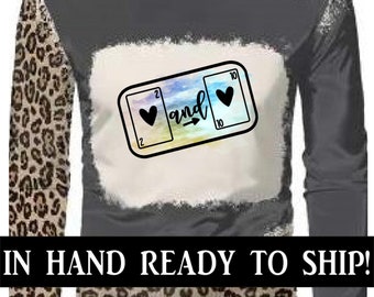 Leopard Print Sublimation Long Sleeve T-Shirt