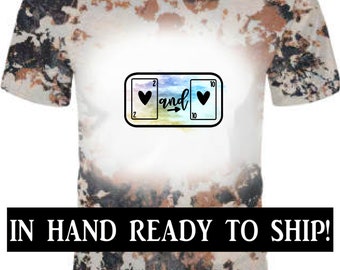 Western Cowhide Print Sublimation T-Shirt, Cotton Feel