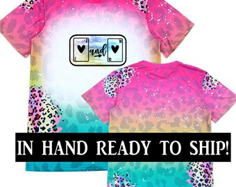 Pink Leopard Print Sublimation Tee: Soft Cotton Feel Polyester