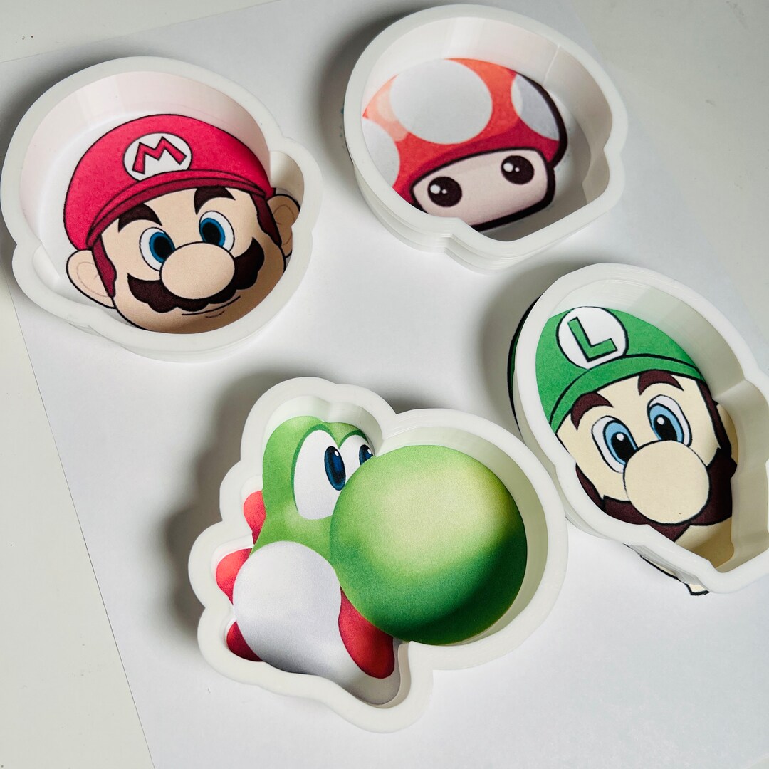 Mario Cookie Cutter Super Mario Cookie Cutter Set Etsy
