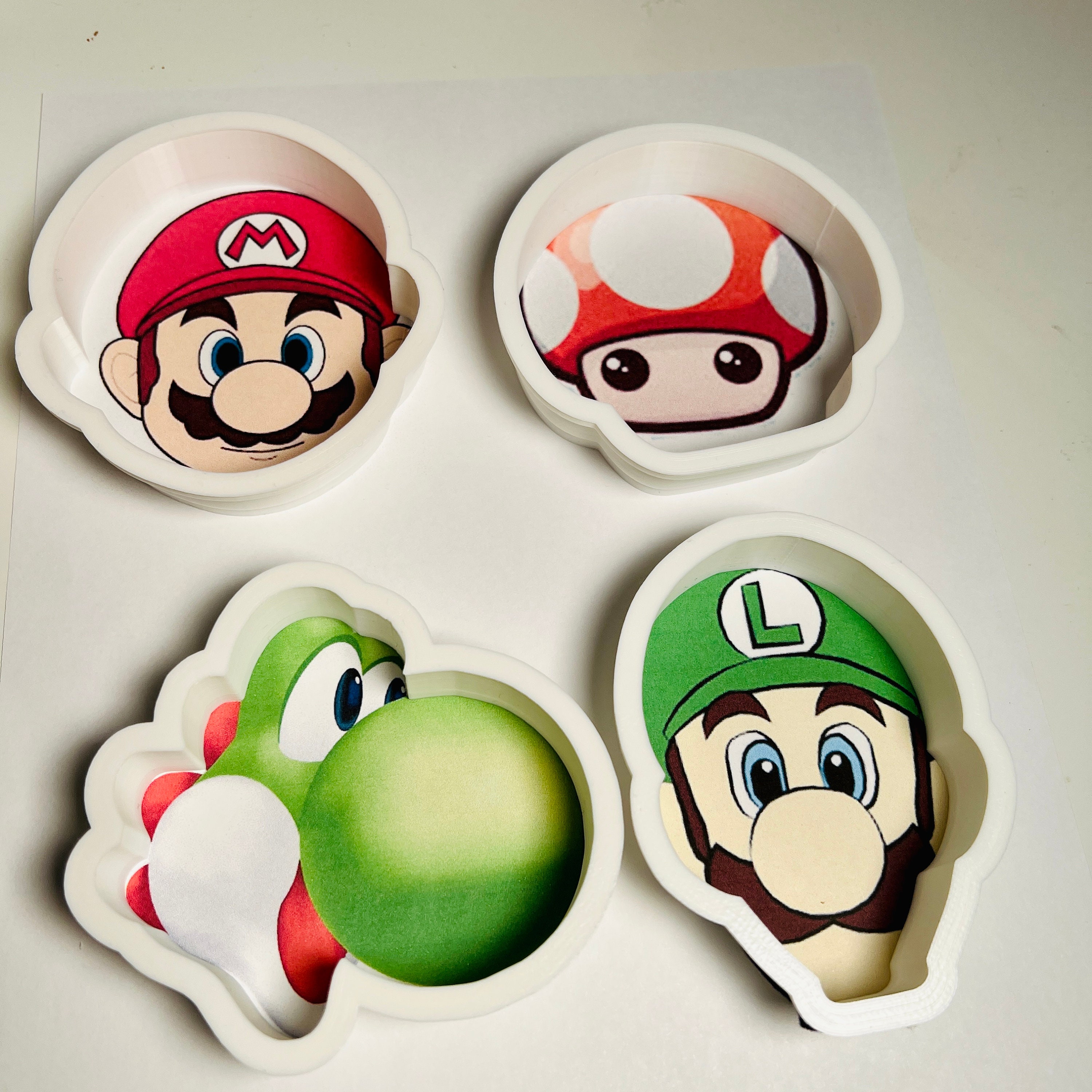 Mario Cookie Cutter Super Mario Cookie Cutter Set Etsy