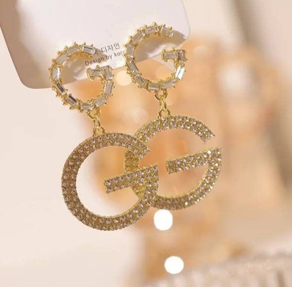 LOUIS VUITTON Flower earring Gold plate Gold Earring 300030201