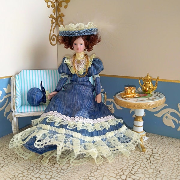 Miniature Dollhouse Salon Furniture Etsy