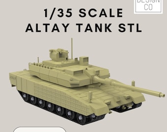 Altay Main Battle Tank, MBT, 1/35 Scale, STL File, Digital file
