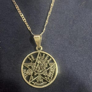 Sterling Silver Tetragrammaton Pendant