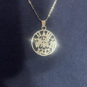 Sterling Silver Tetragrammaton Pendant