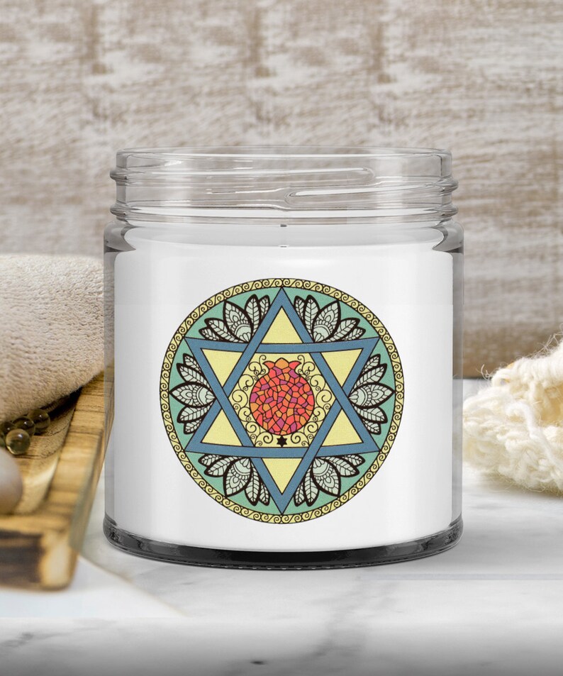 Star of David Jewish Memorial Candle Hanukkah Celebration Candle Sympathy Candle Gift Etsy