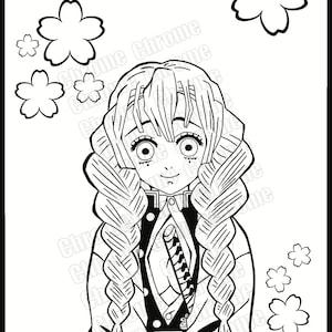 Mitsuri SVG, PNG, and JPG files