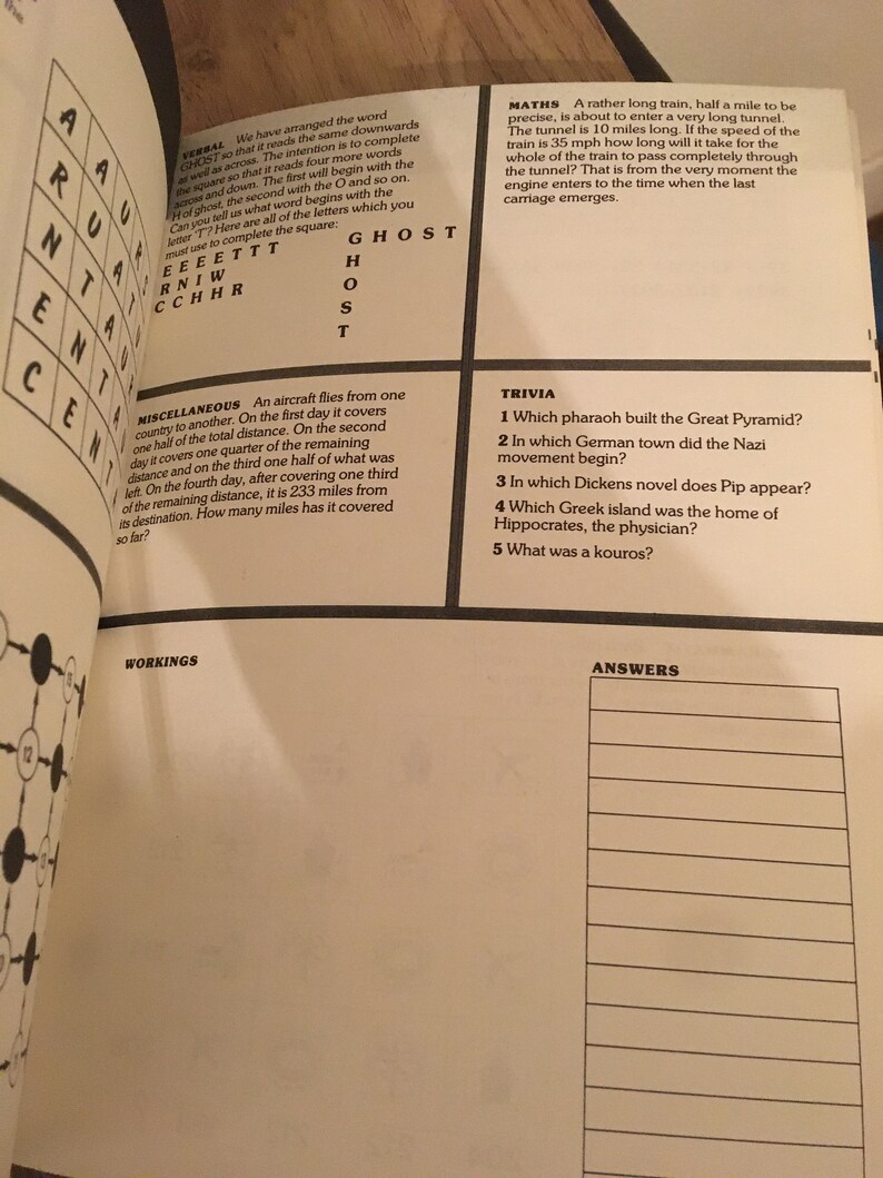 The Times Tournament of the Mind 500 Brain Teasers, Logic Puzzles, Mind