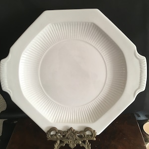 Wm Adams & Sons Platter / Plate Ironstone Off White