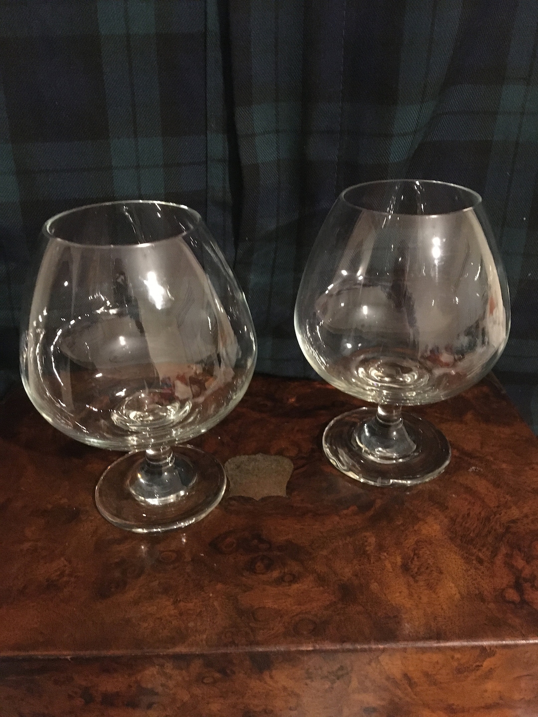 2 French Napoleon Brandy Balloon Glasses, Set of 2, Large Drinkware