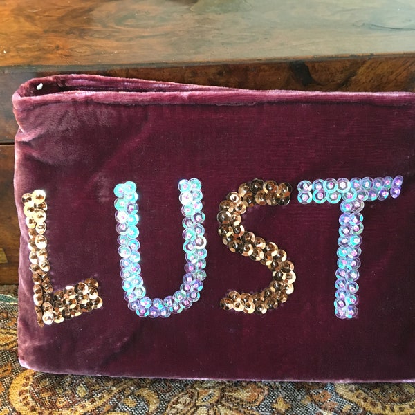 Lust Torba Velvet purse bag