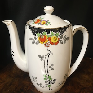 Classic Foley Bone China Tea Pot, English Tea Party, Fine Tea Set, Vintage Porcelain Teapot, Collectible China