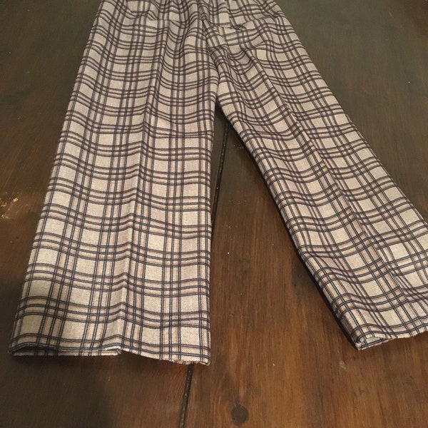 Retro 1970s Kids Trousers Flared Crimplene, Vintage Children's Pants, Unworn Funky